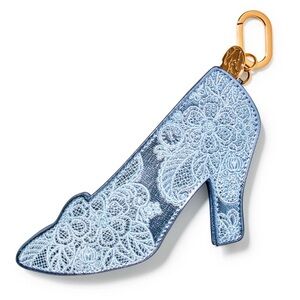 Disney Bath and Body Works Cinderella Blue Floral Shoe Clutch